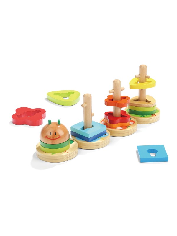 Caterpillar Stacking Set