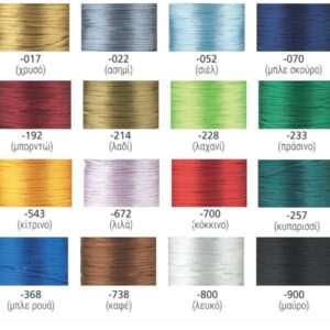 Κορδόνι Ποντικοουρά Fabi Σατέν 2mm x 50y