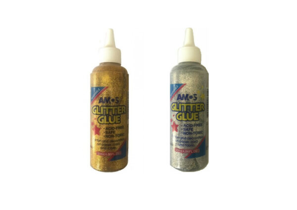 Χρυσόκολλα Amos 120ml Ασημί - Χρυσό