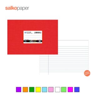 Τετράδιο Salko Στενόμακρο Χρωματιστό 40φ. 80γρ.