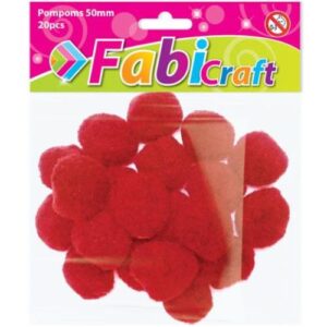 Pompoms FABI 5cm 20 τεμ.