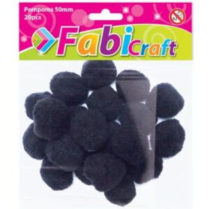 Pompoms FABI 5cm 20 τεμ.